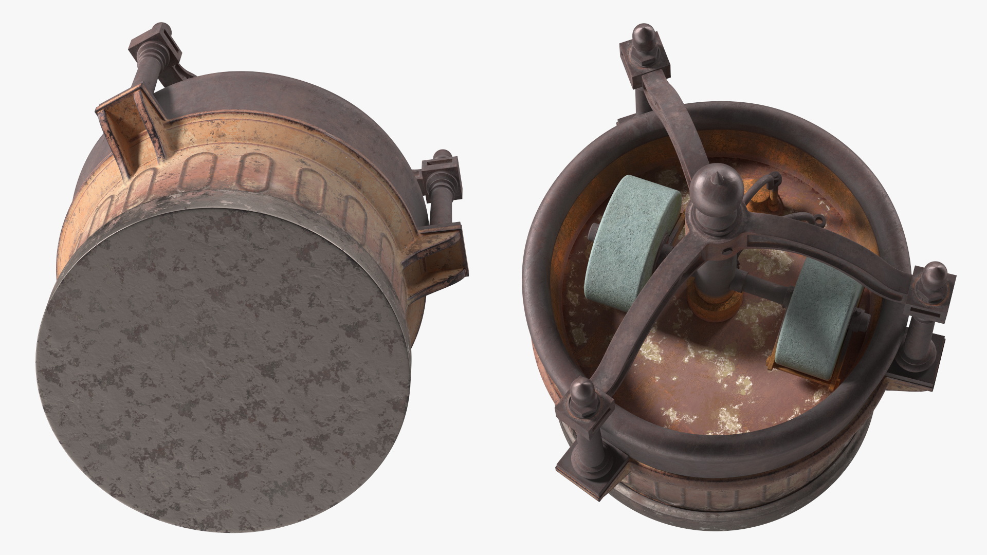 3D Antique Cocoa Grinder