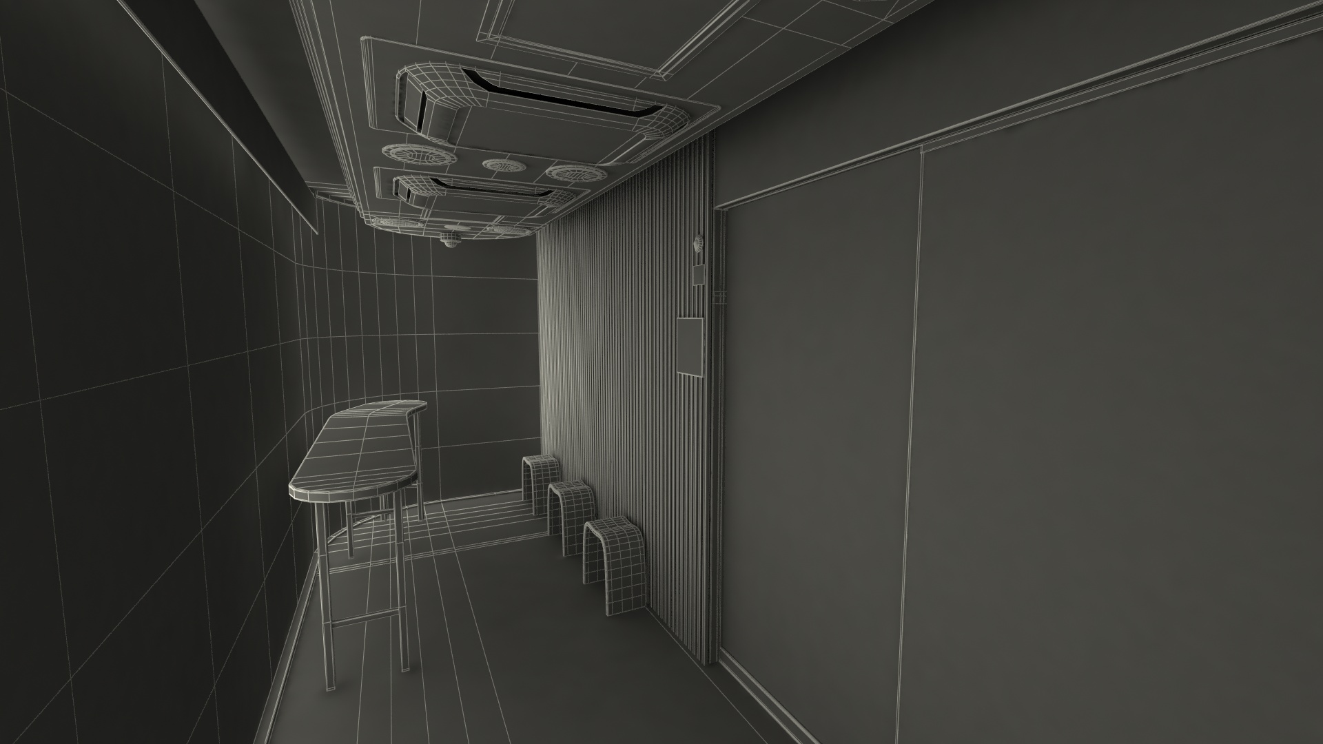 Smart Bus Stop 3D model
