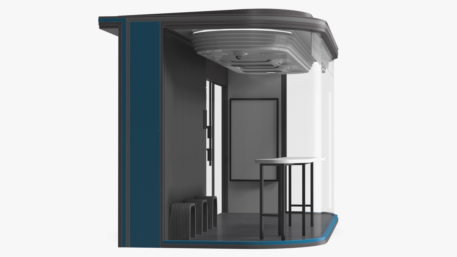 Smart Bus Stop 3D model