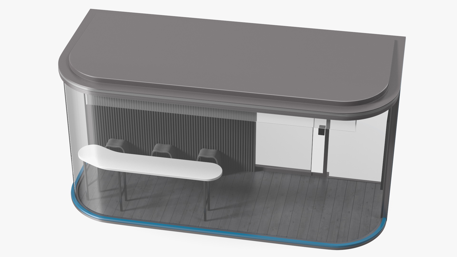 Smart Bus Stop 3D model