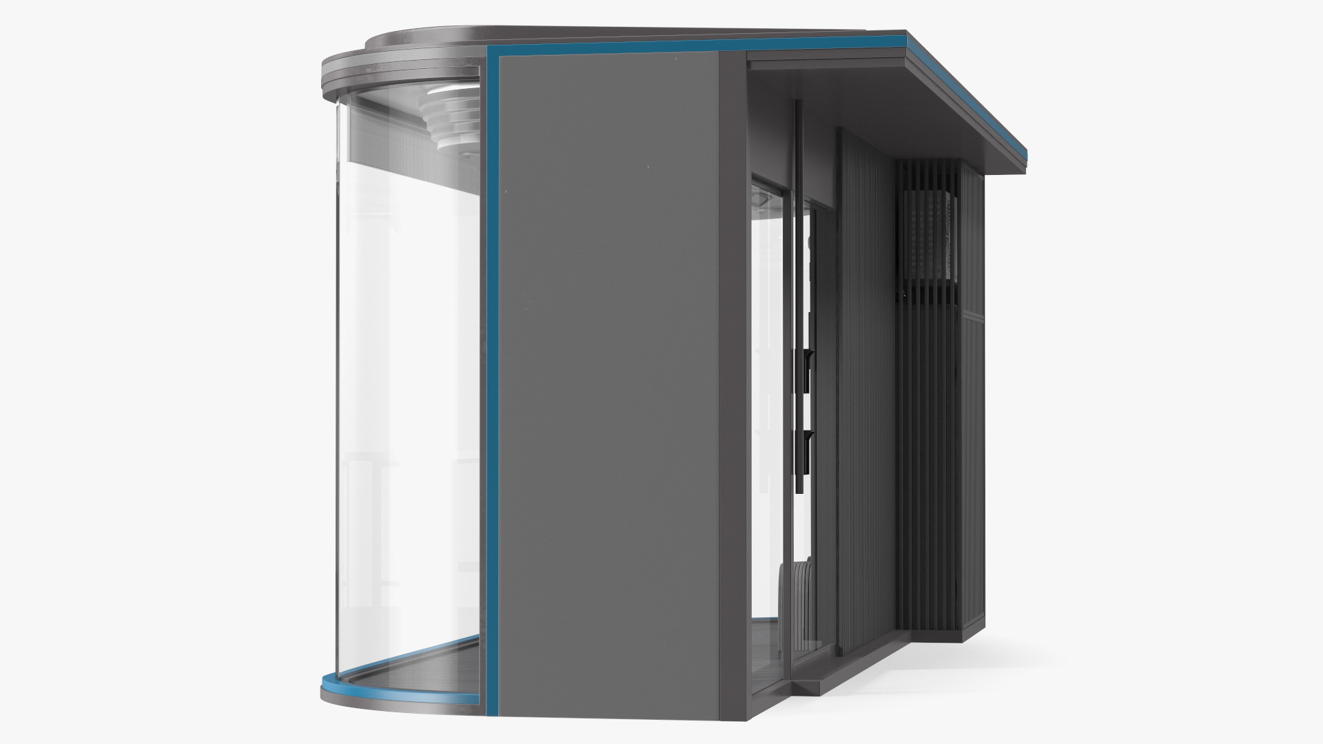 Smart Bus Stop 3D model