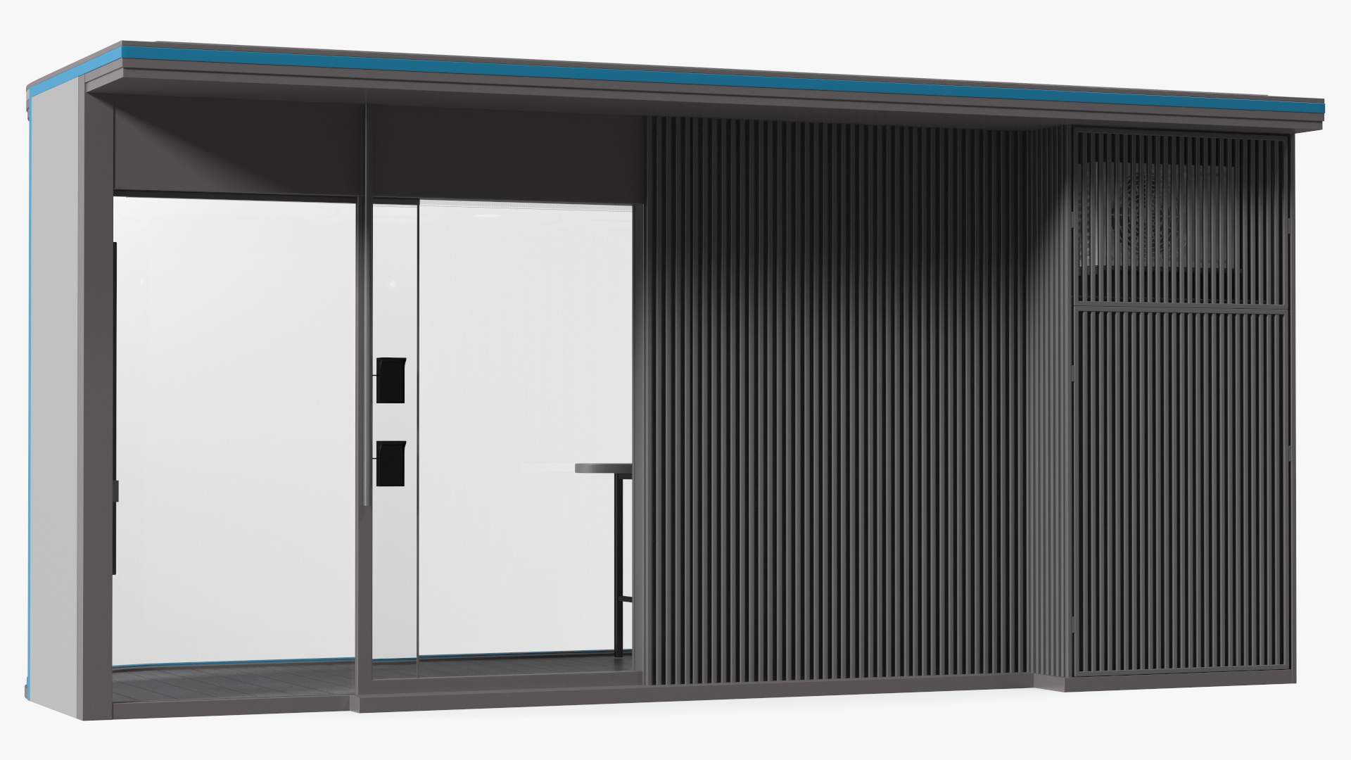 Smart Bus Stop 3D model
