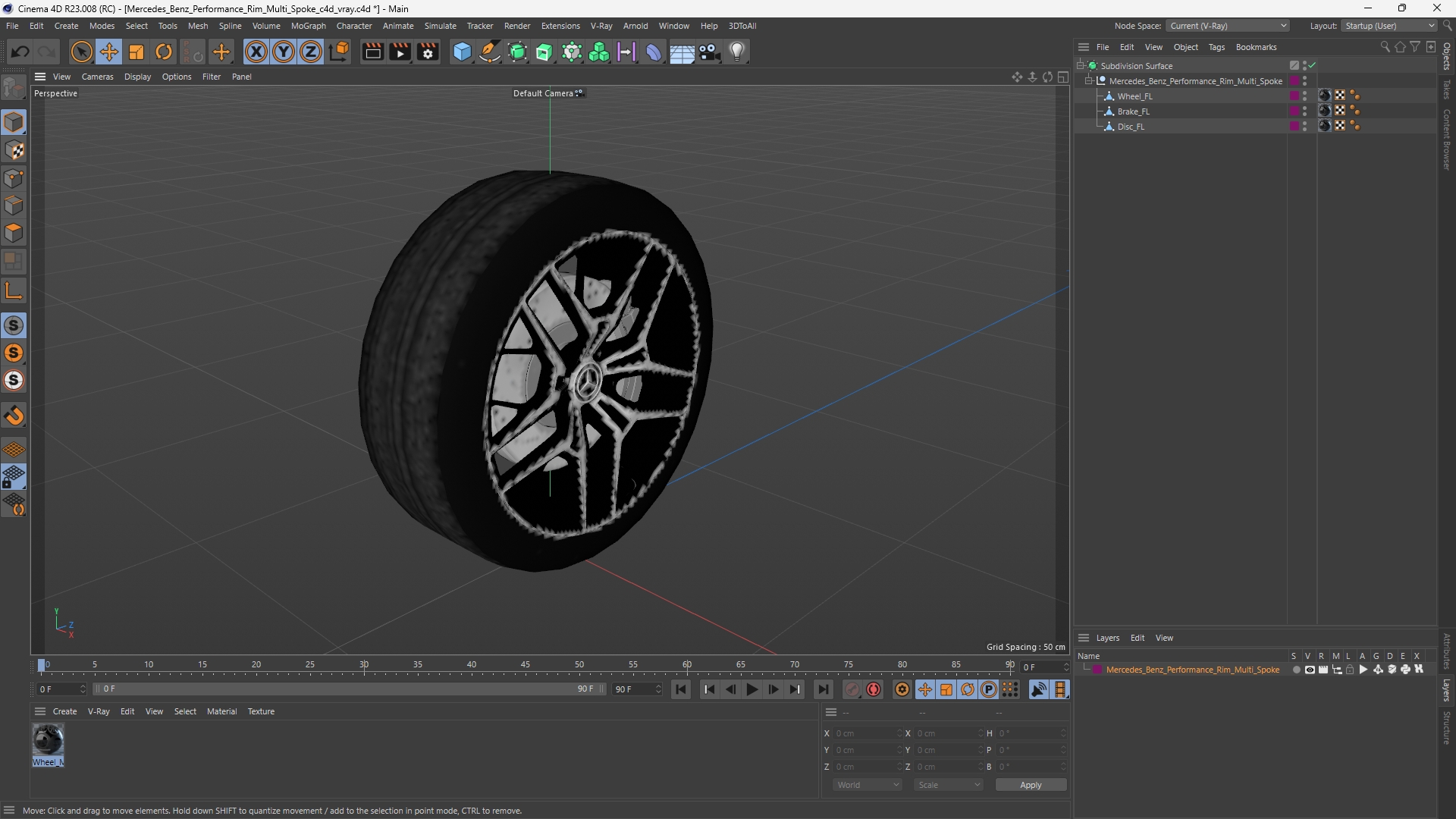 Mercedes Benz Performance Rim Multi Spoke - view 12