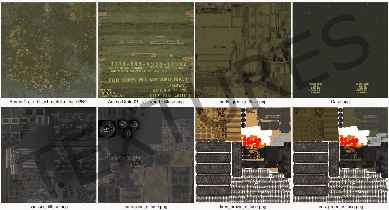 3D model Army ATMP 6x6 with Machine Gun