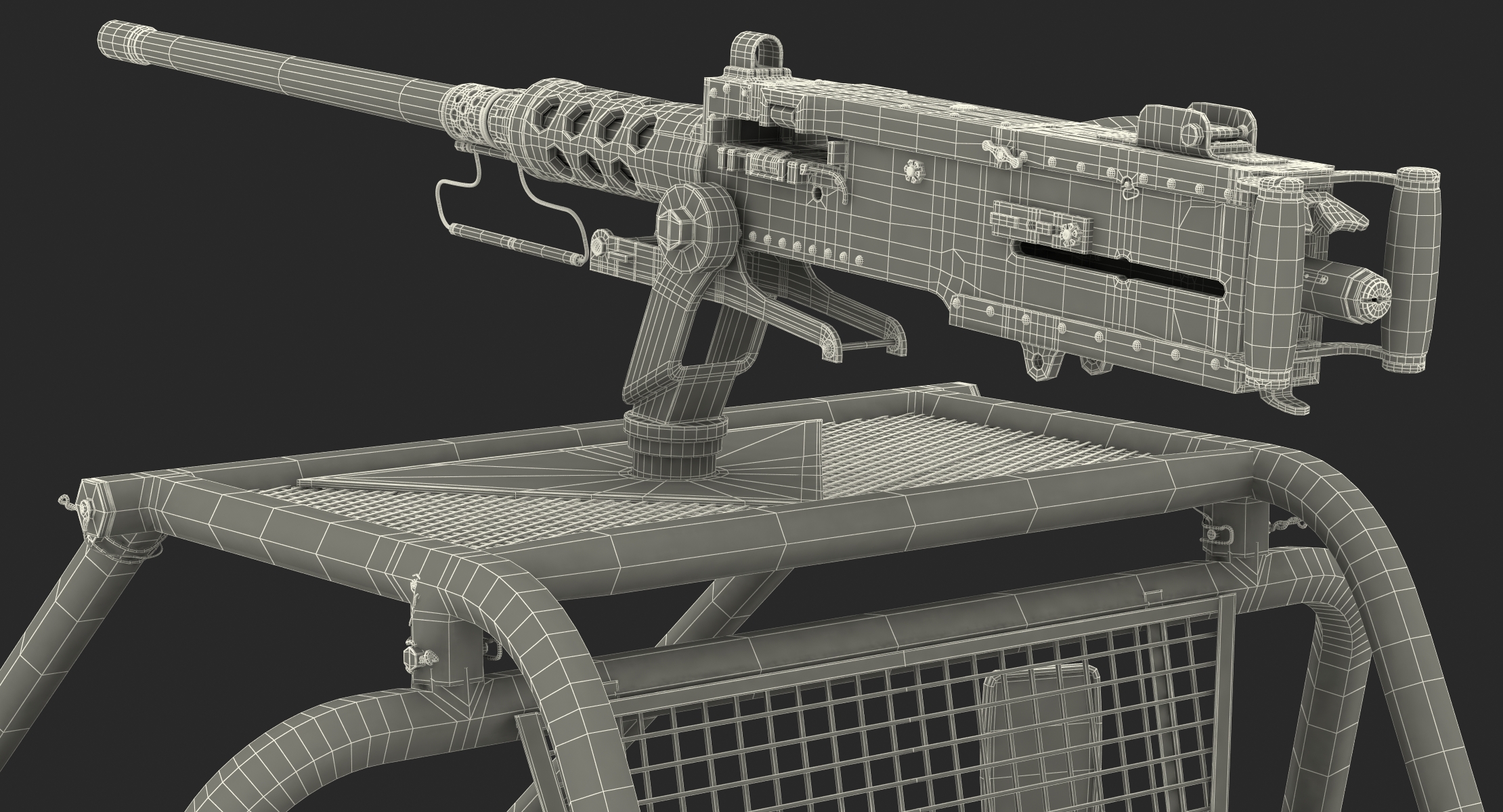 3D model Army ATMP 6x6 with Machine Gun