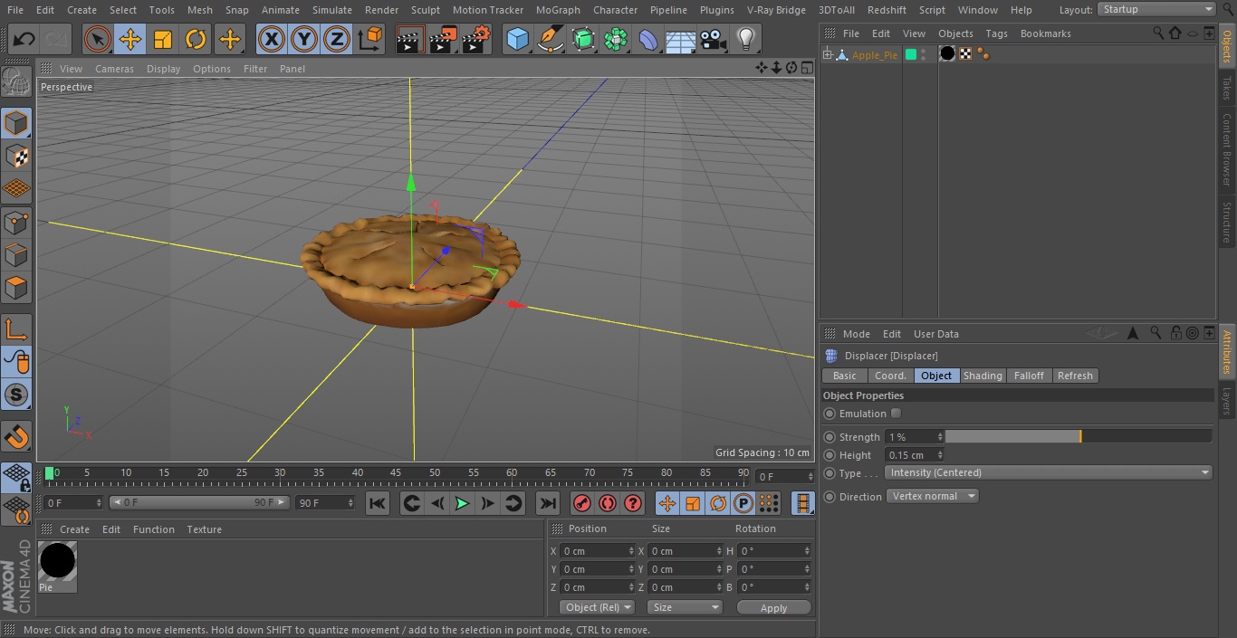Apple Pie 3D model