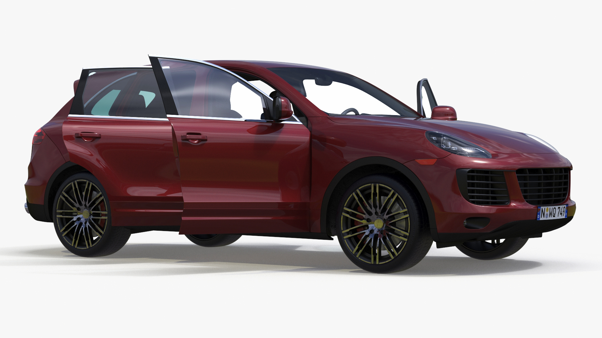 Car Transporter Loaded 3D