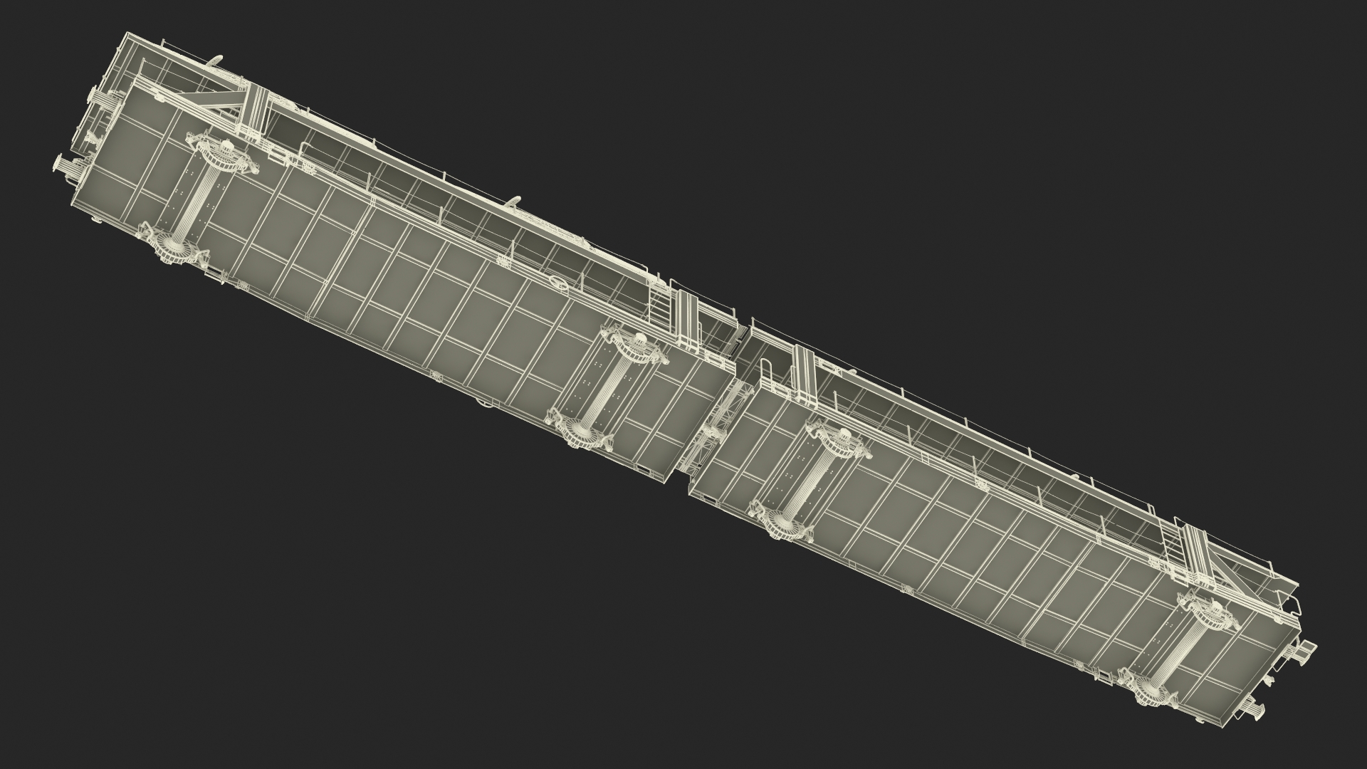 Car Transporter Loaded 3D