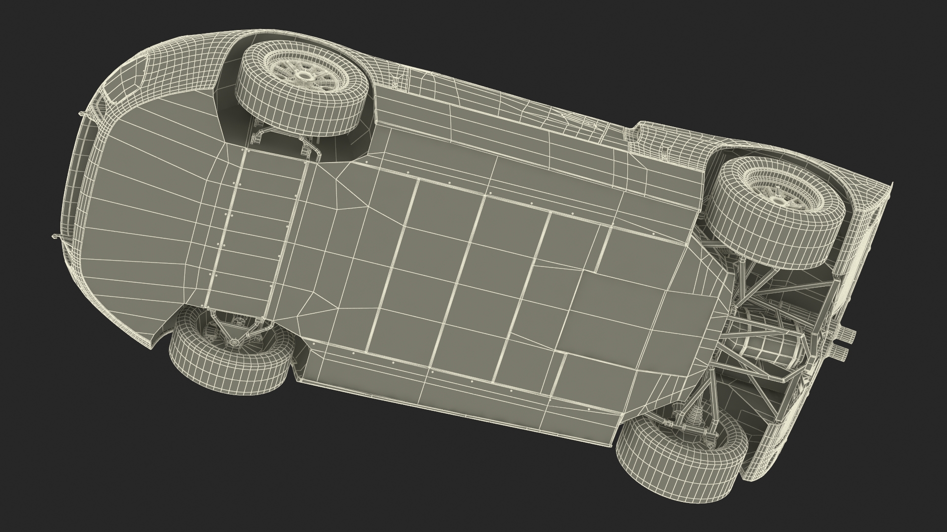 Car Transporter Loaded 3D
