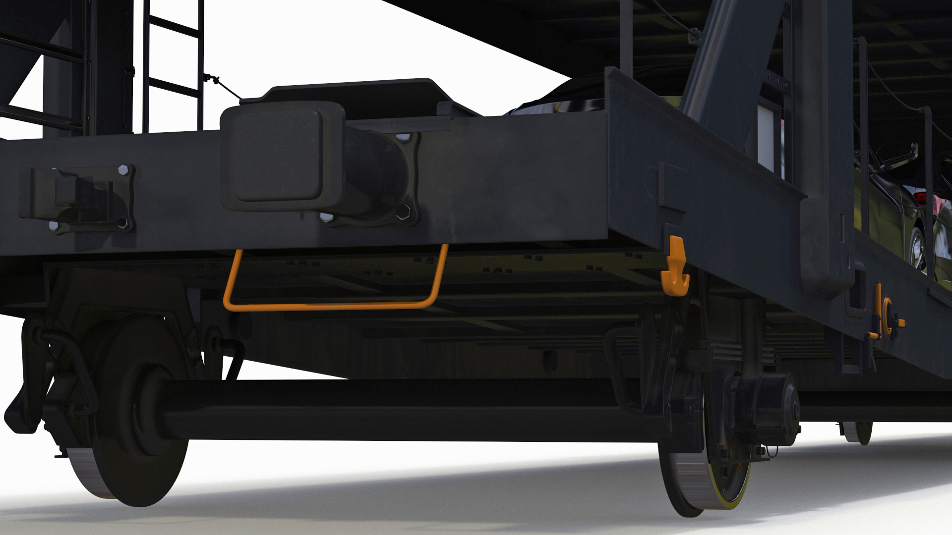 Car Transporter Loaded 3D