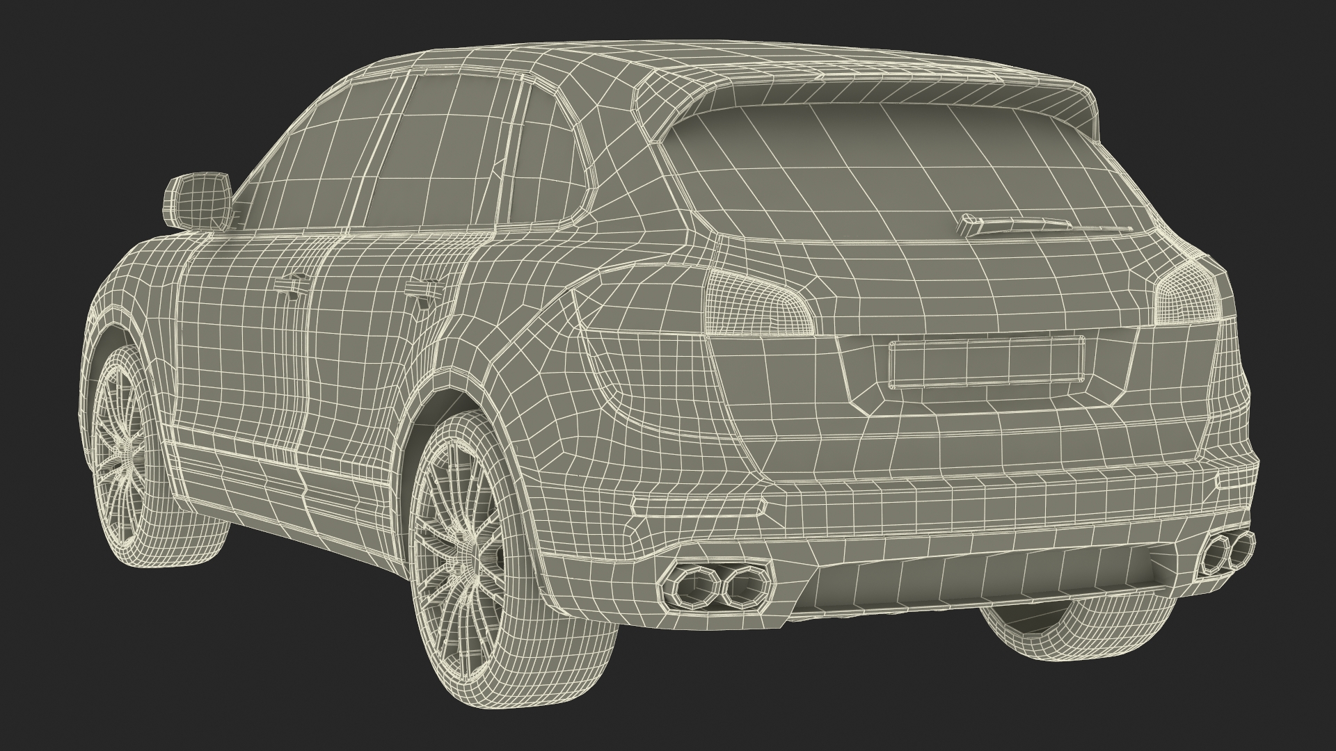 Car Transporter Loaded 3D