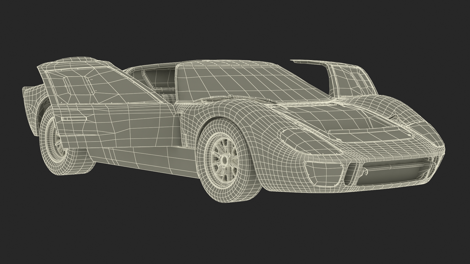 Car Transporter Loaded 3D