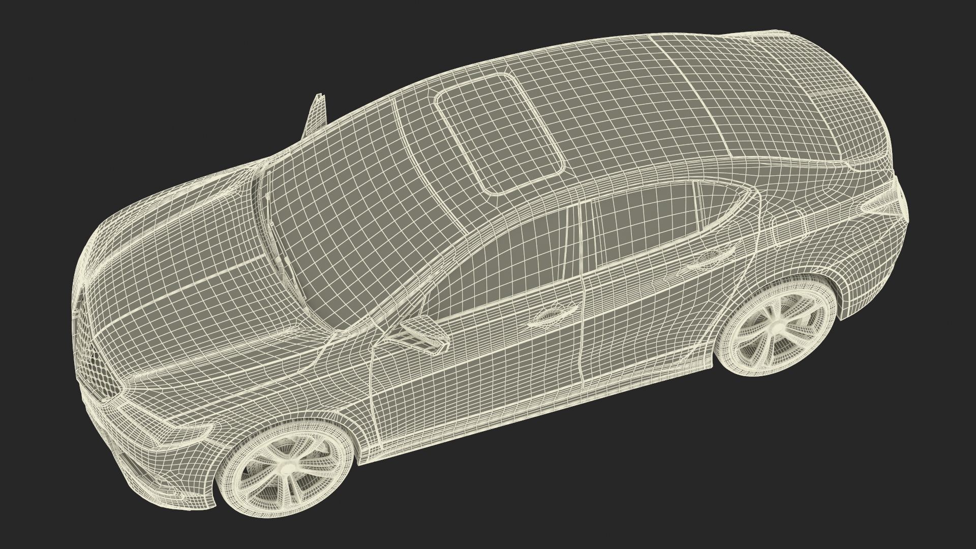 Car Transporter Loaded 3D