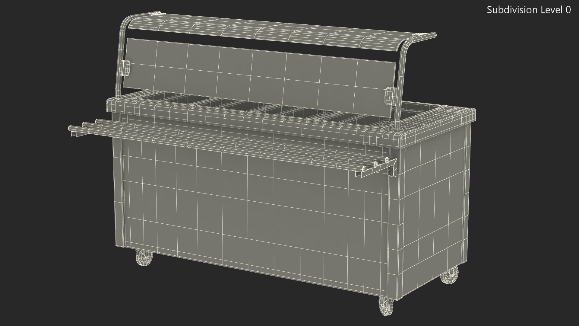 Counter Cooled Self Service Line 3D
