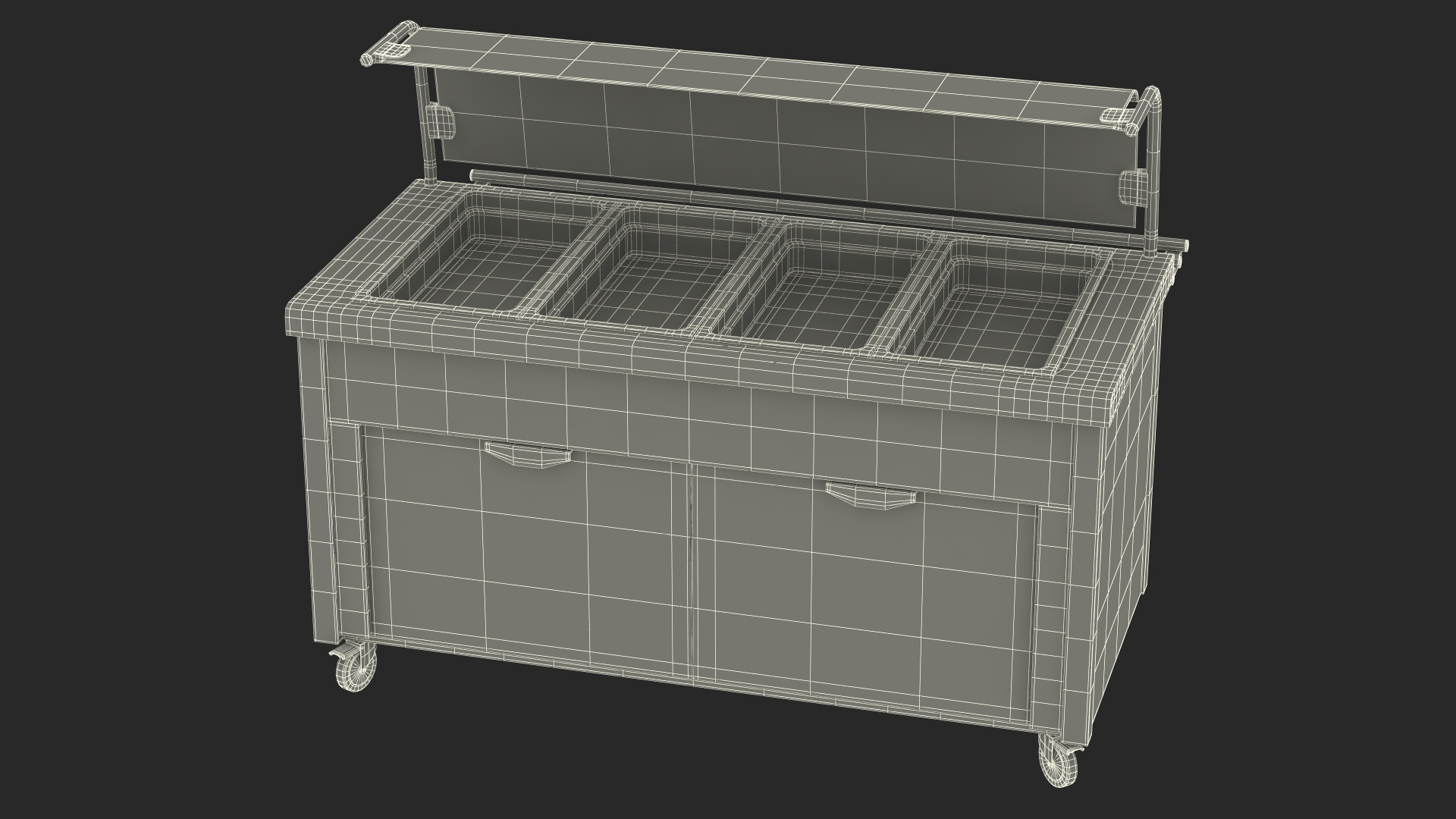 Counter Cooled Self Service Line 3D
