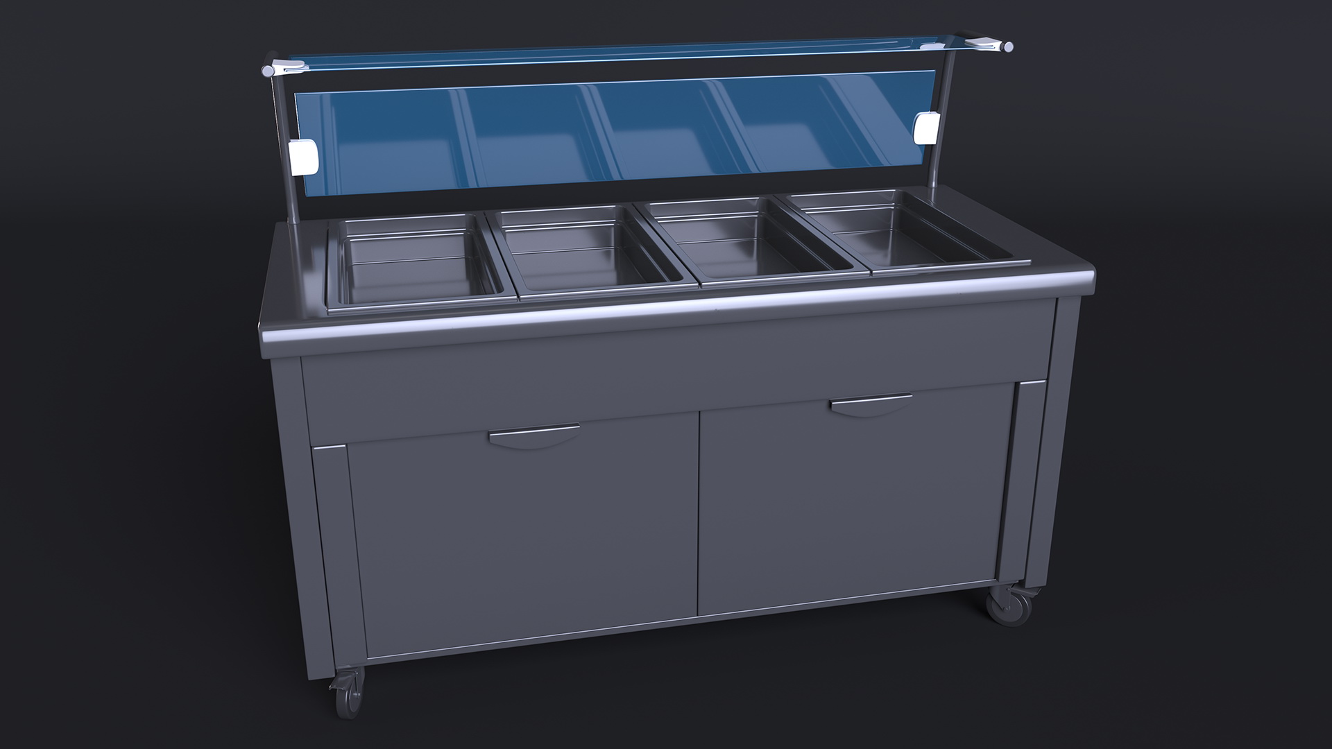 Counter Cooled Self Service Line 3D