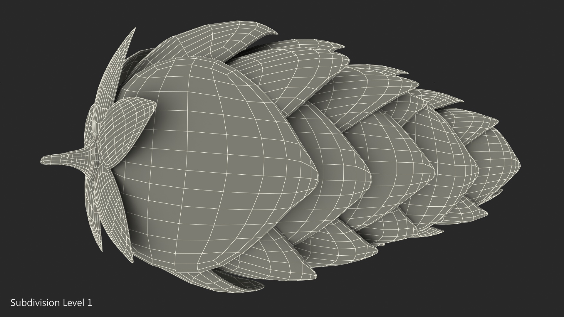 3D model Hop Cone