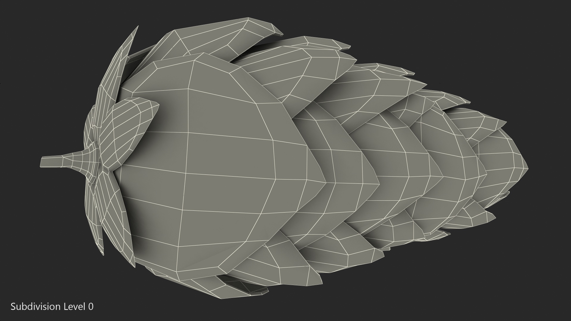 3D model Hop Cone