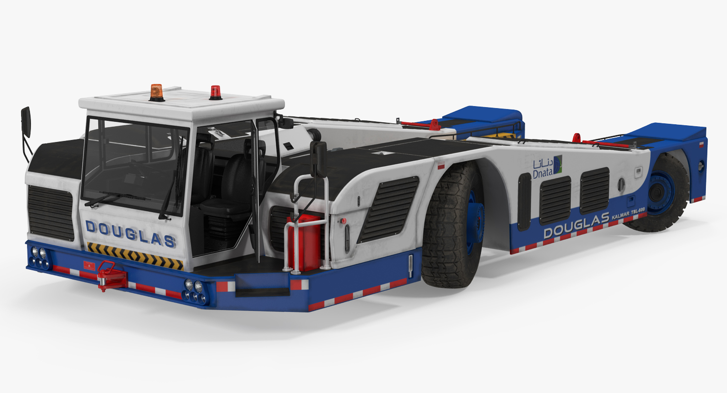 3D Aircraft Towing Tractor Douglas TBL 600 Rigged