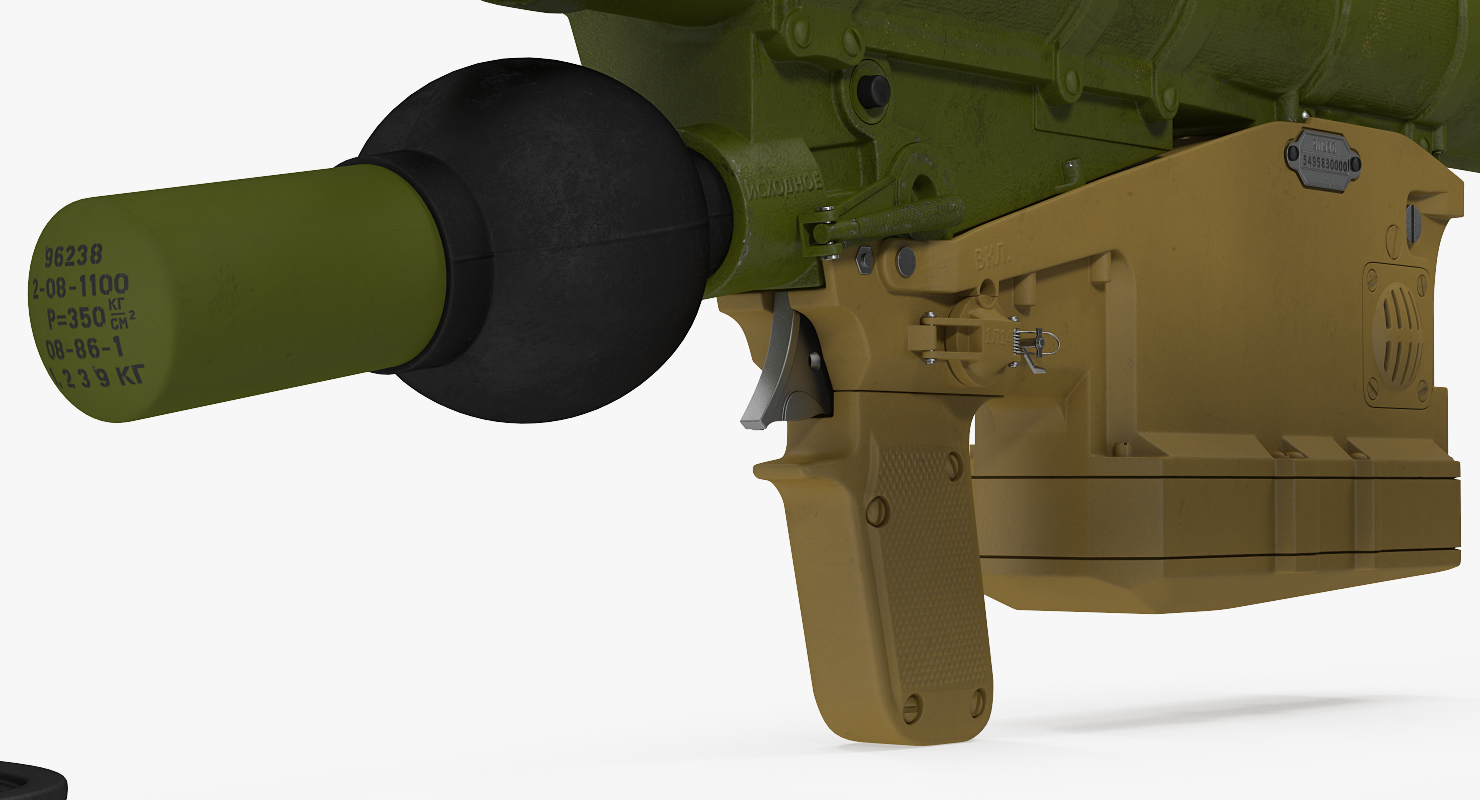 3D SA 18 Grouse Launcher and Missile model