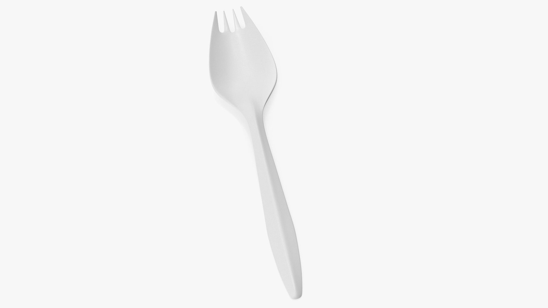 3D Plastic Spork Utensil