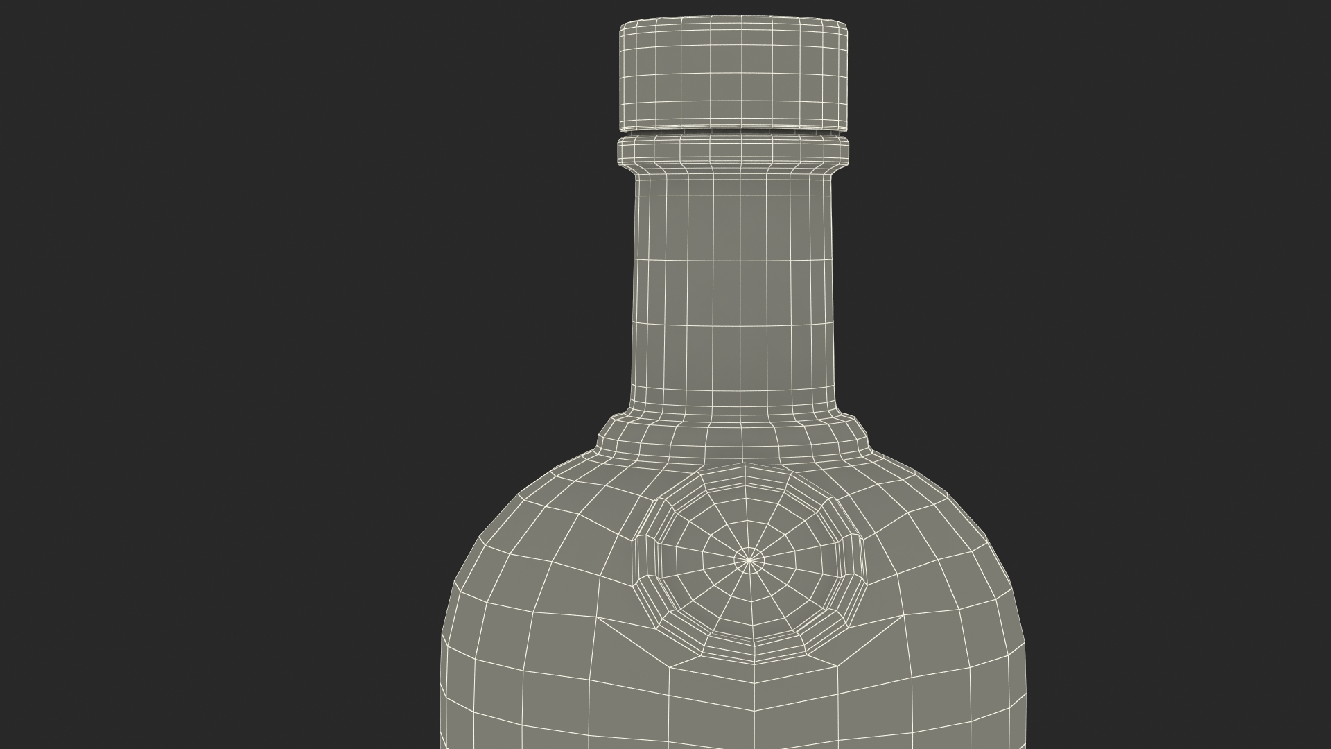 Absolut Grapefruit Vodka 3D model