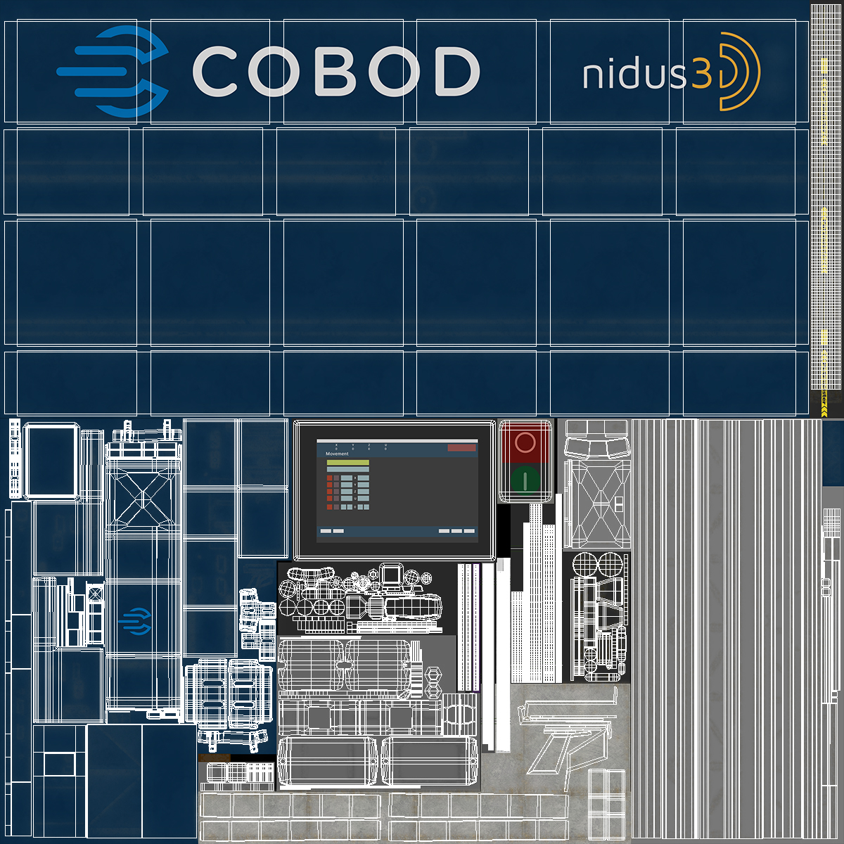3D model Cobod Bod2 House Construction 3D Printer