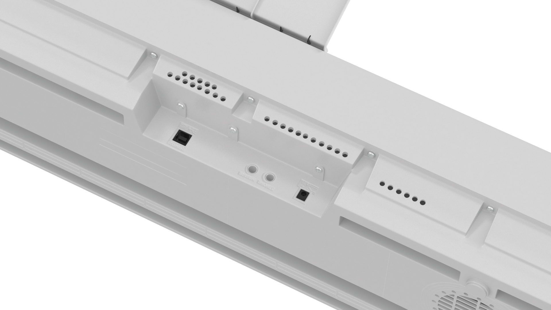 Digital Piano White 3D model