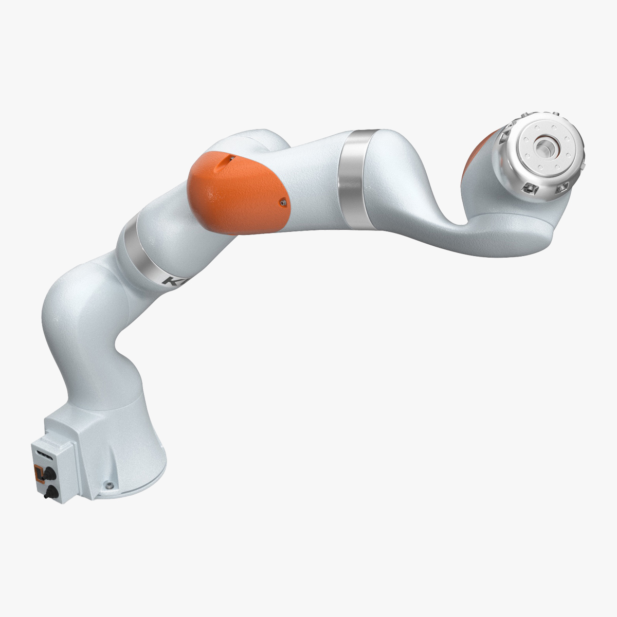 Robot KUKA LBR IIWA 7 R800 Rigged for Maya 3D