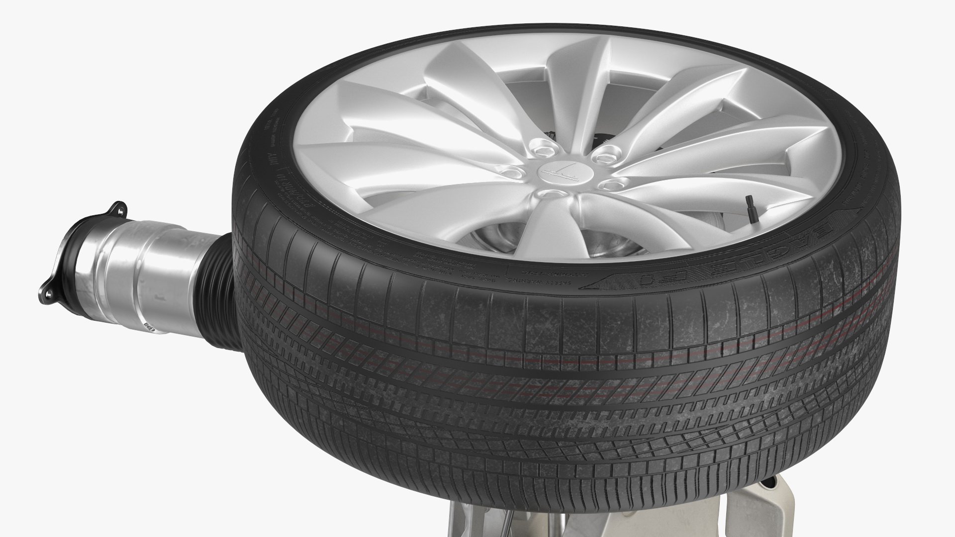 3D Electric Car Chassis Suspension