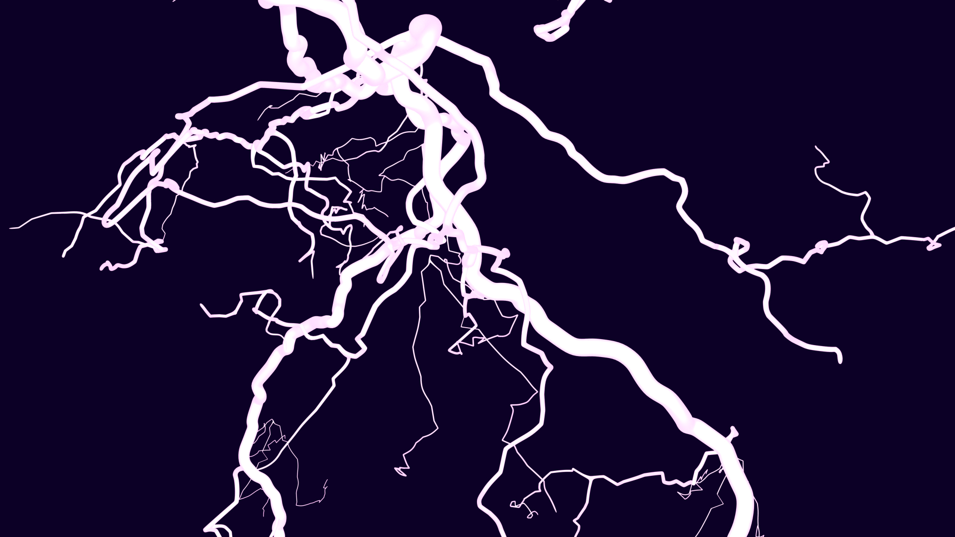 3D Lightning Strike