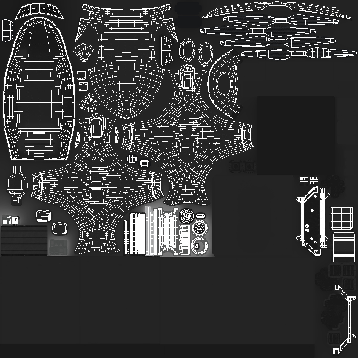 3D Quadcopter Drone