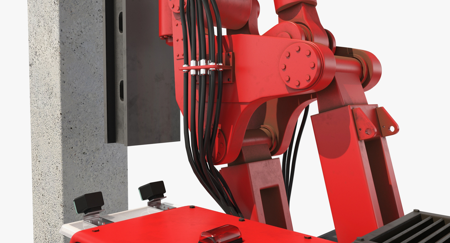 Hydraulics Pile Driver Generic Rigged 3D
