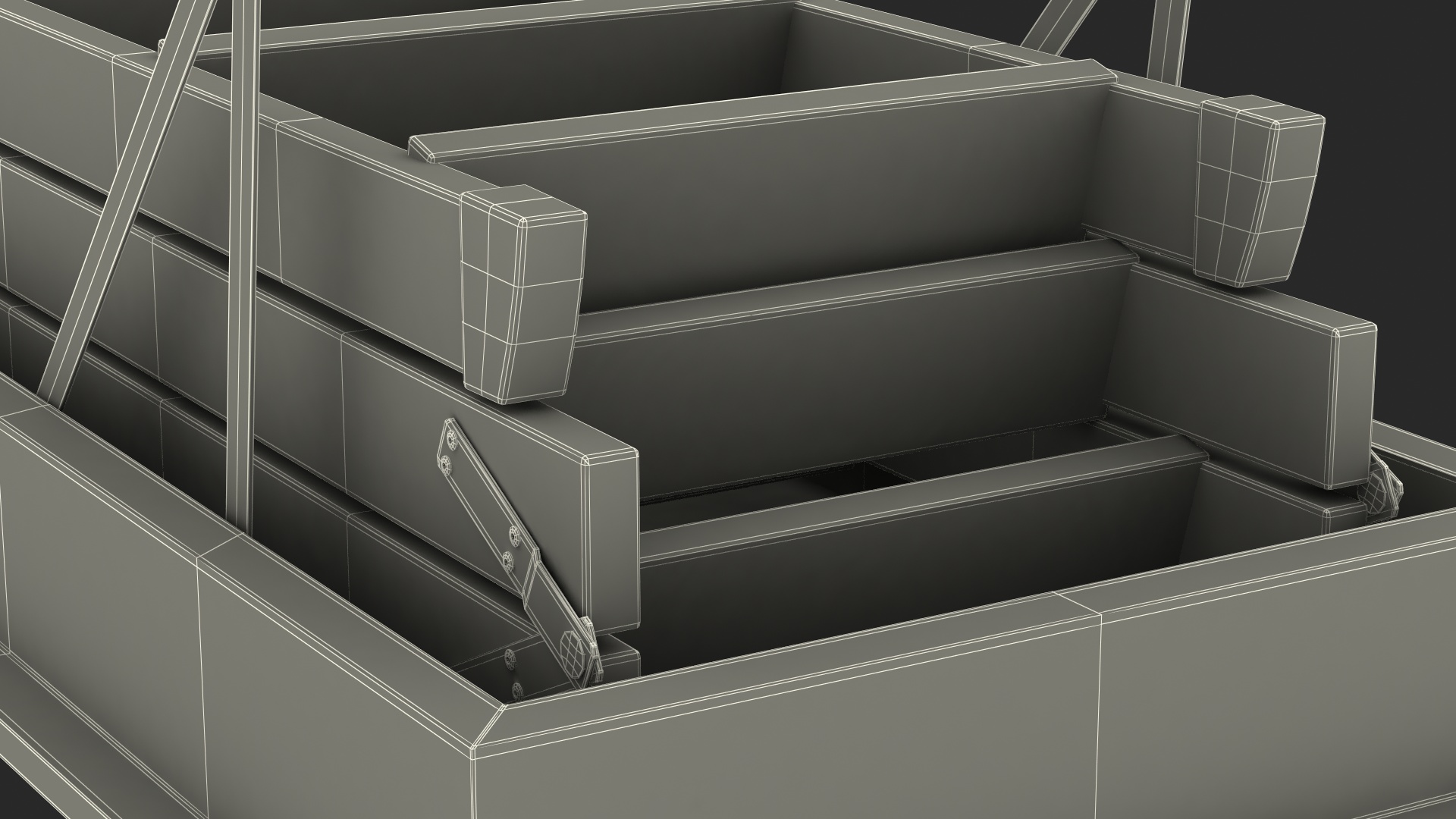 Attic Ladder Closed 3D model