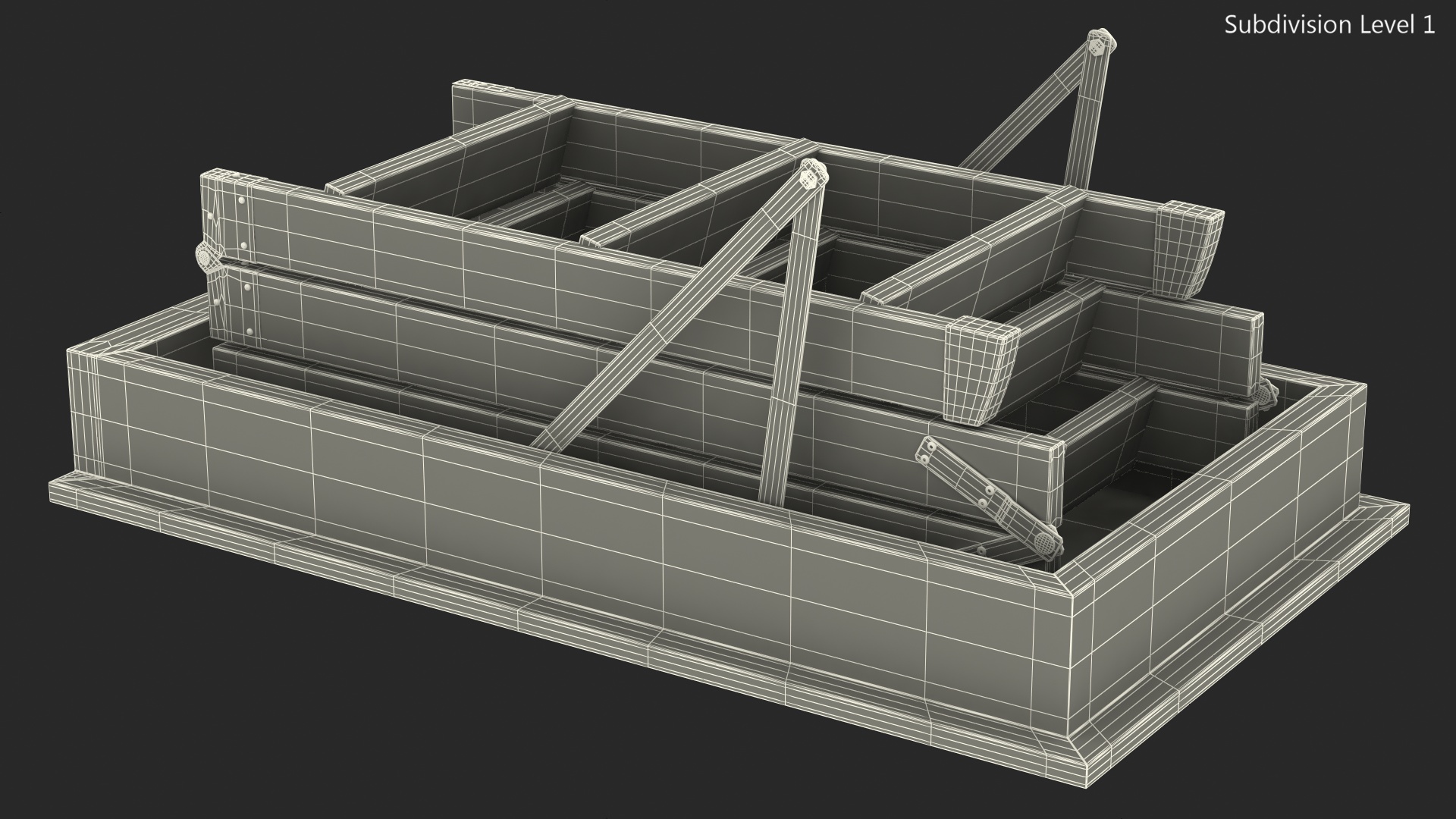Attic Ladder Closed 3D model