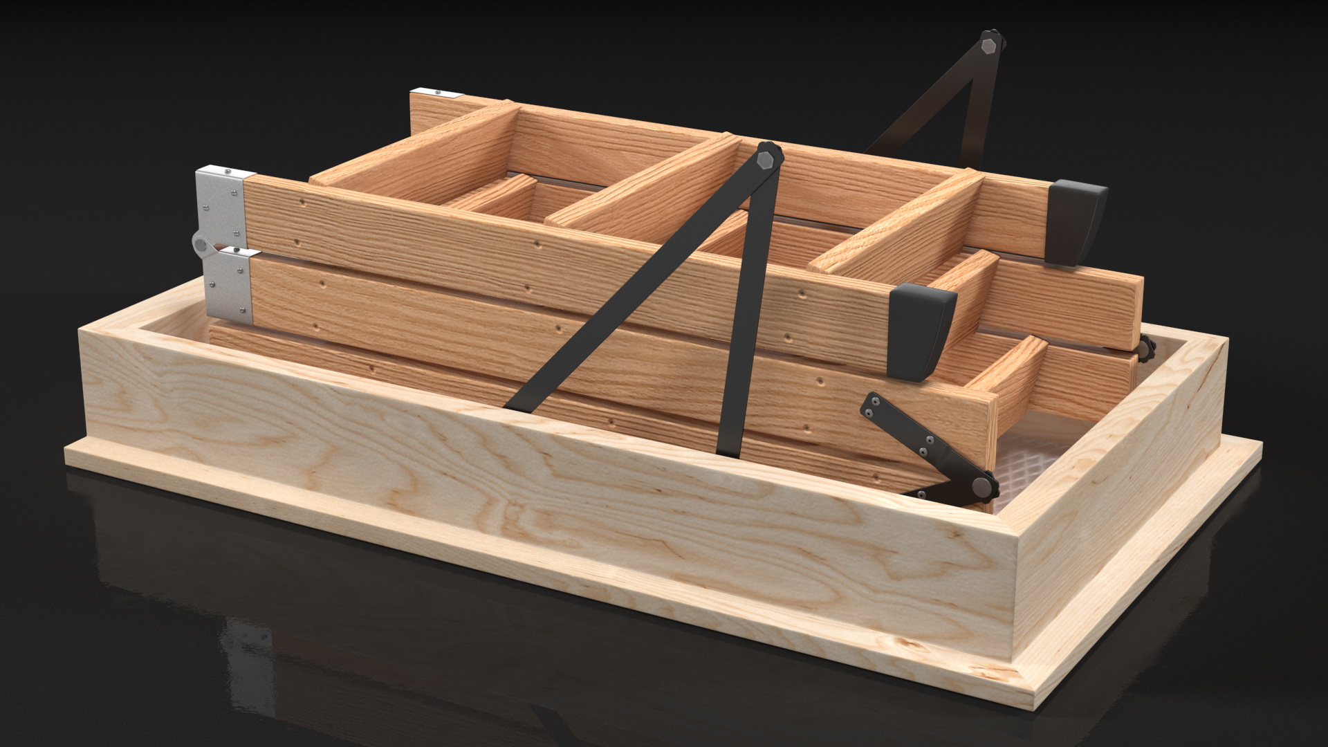 Attic Ladder Closed 3D model