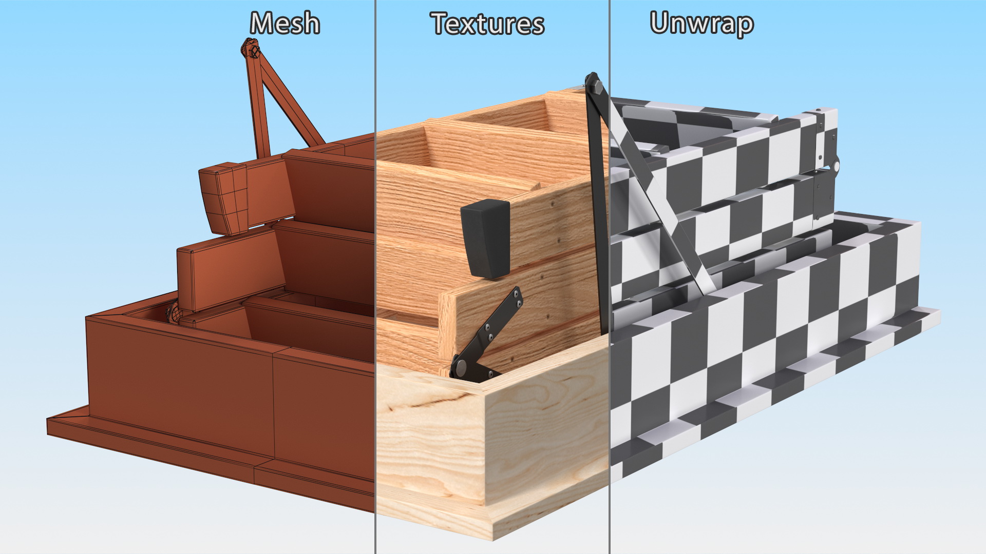 Attic Ladder Closed 3D model
