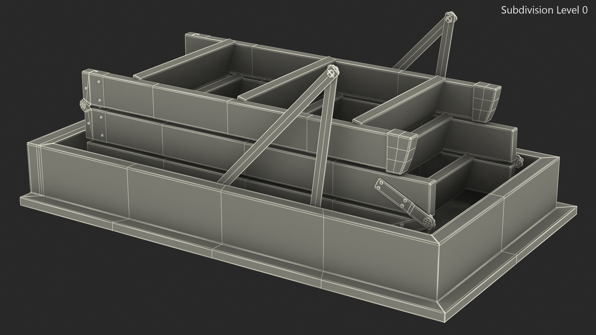 Attic Ladder Closed 3D model