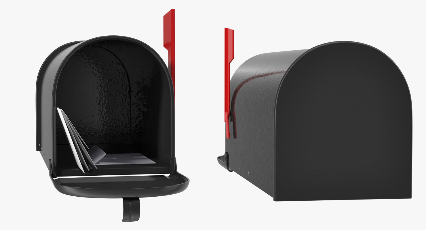 3D Personal Mailbox with Envelopes