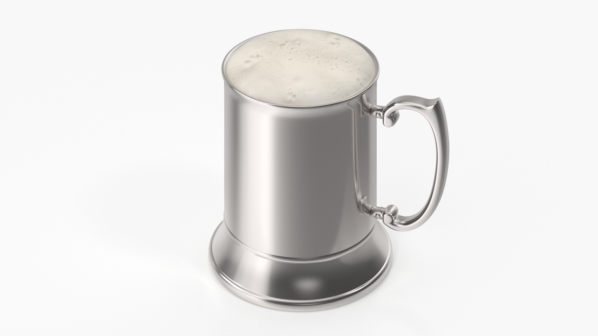 Beer Keg with Mug Mockup 3D model