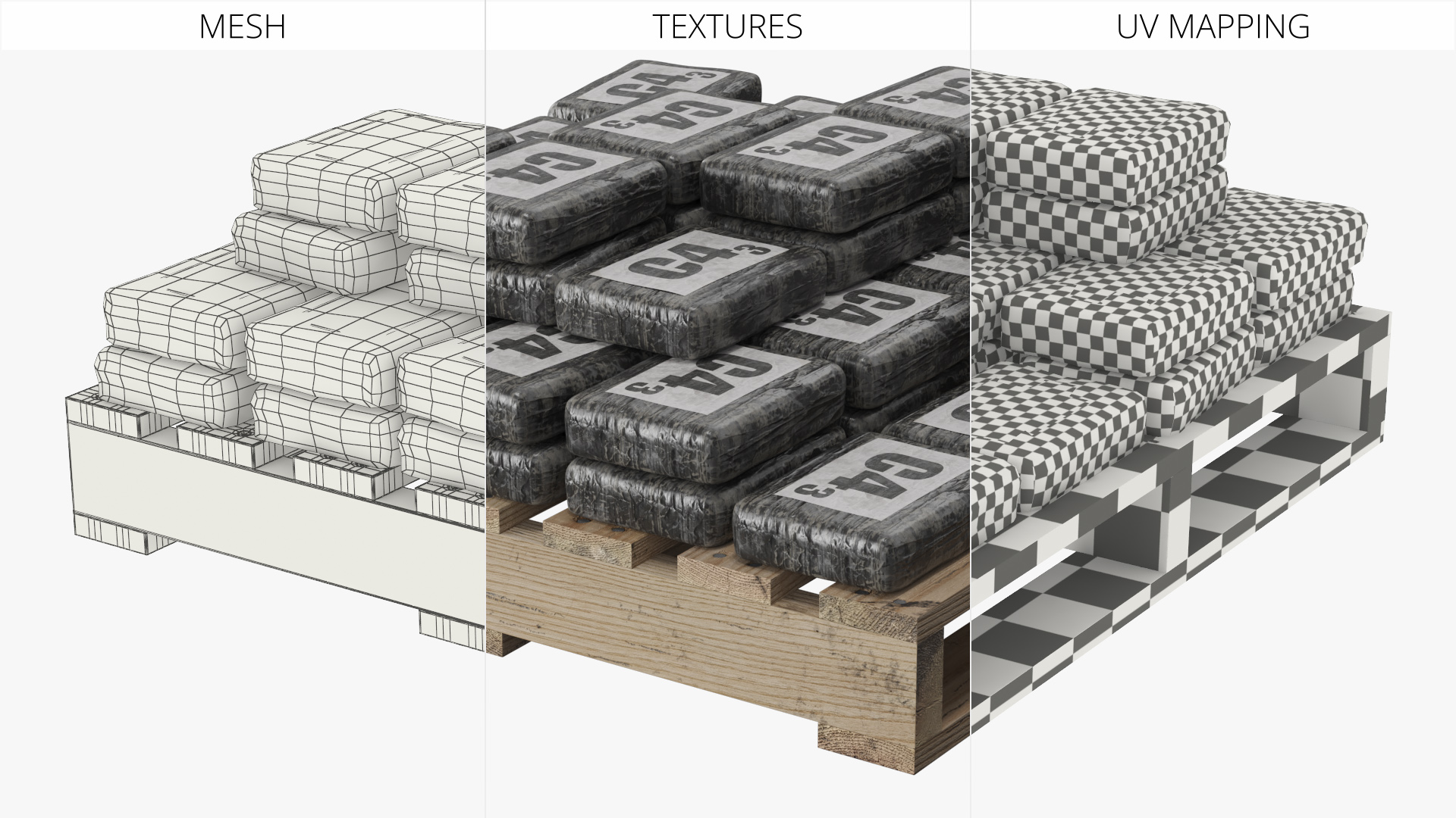 Wooden Pallet with Cocaine Bricks, view 9