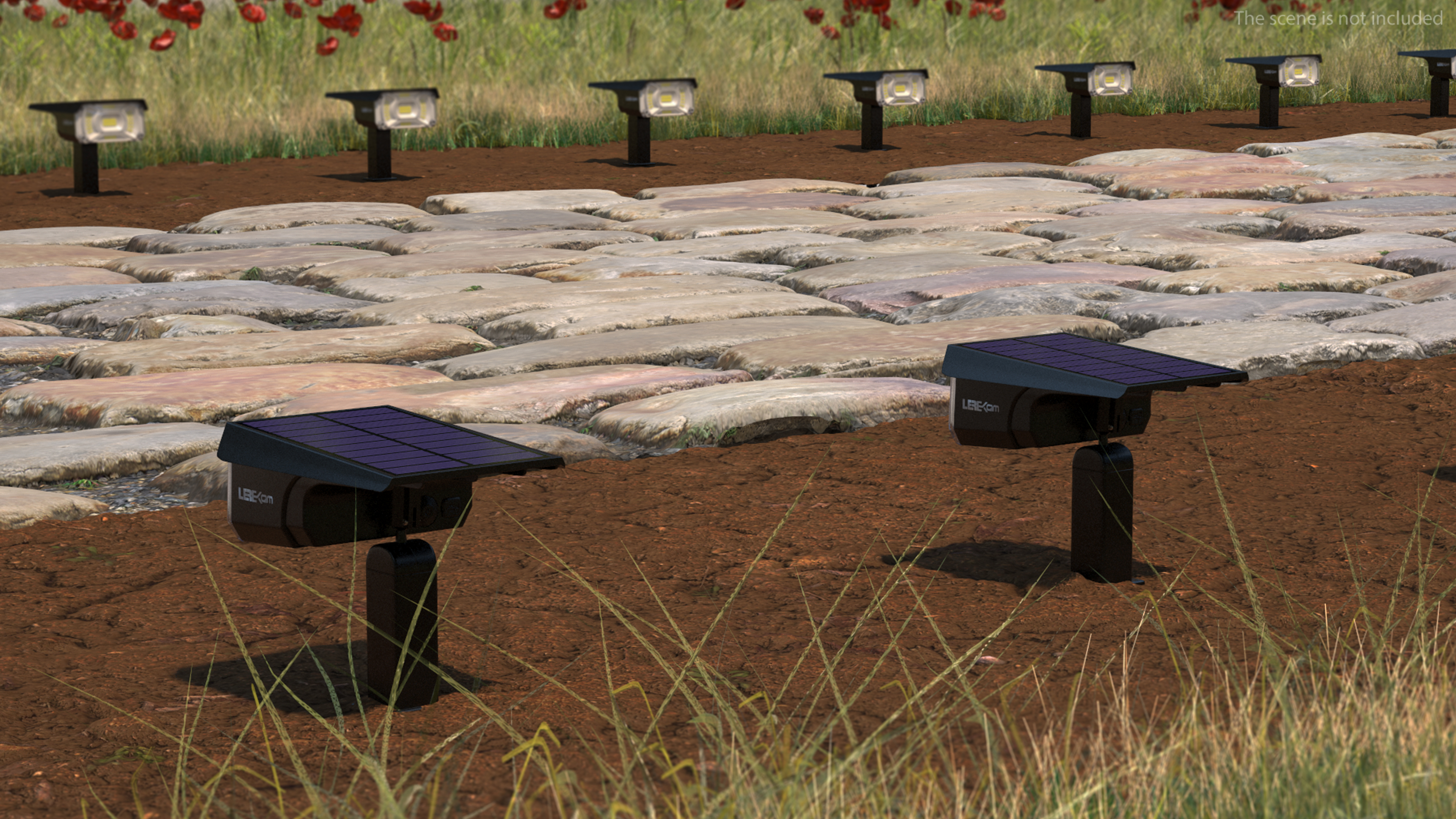 3D LEREKAM Solar Landscape Spotlight model