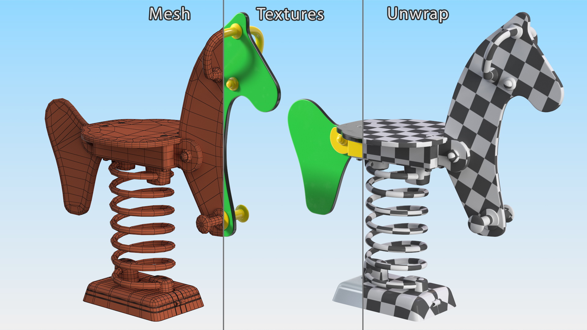 Horse Springer for Children 3D