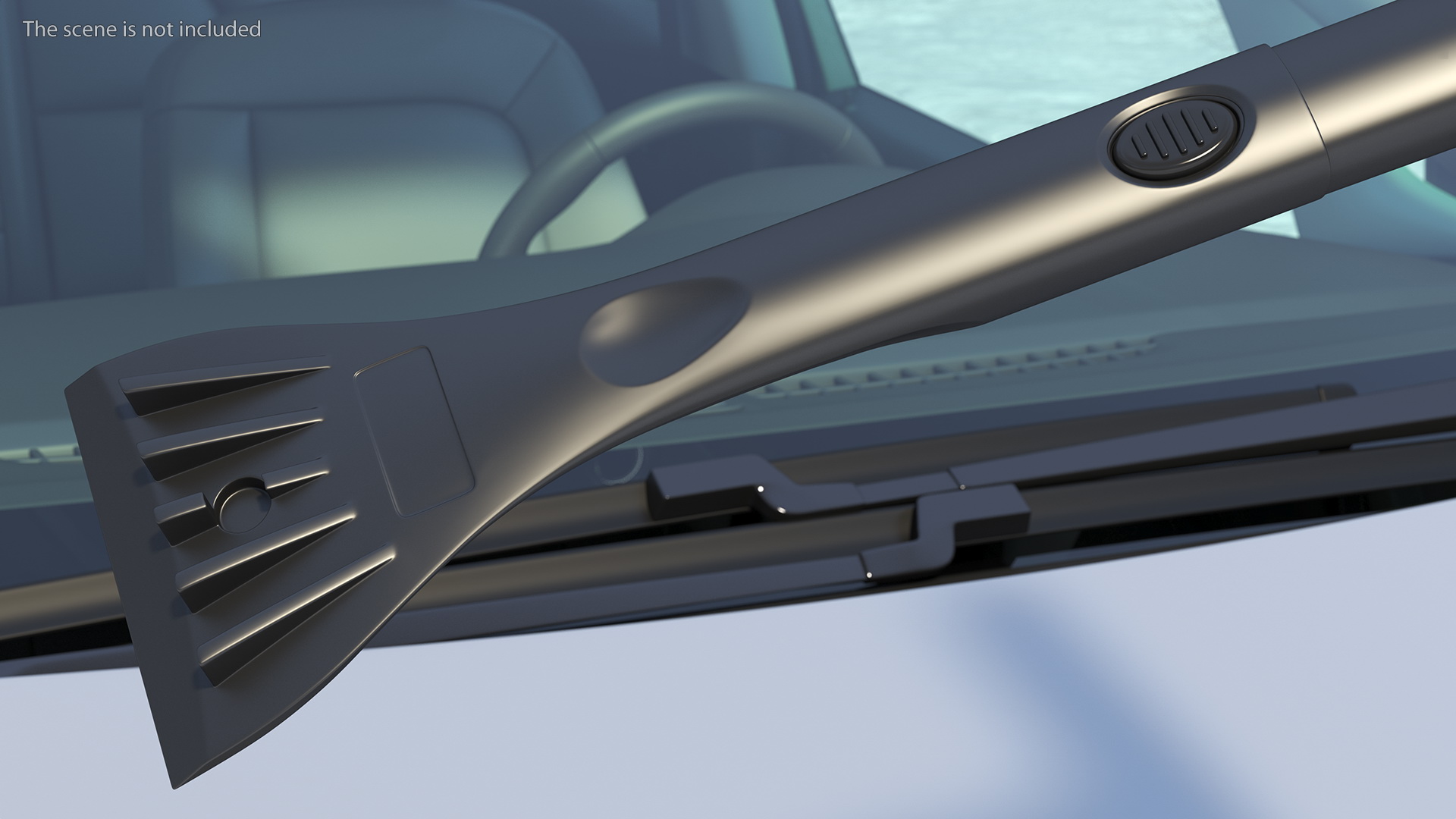 3D model Car Snow Brush and Ice Scraper