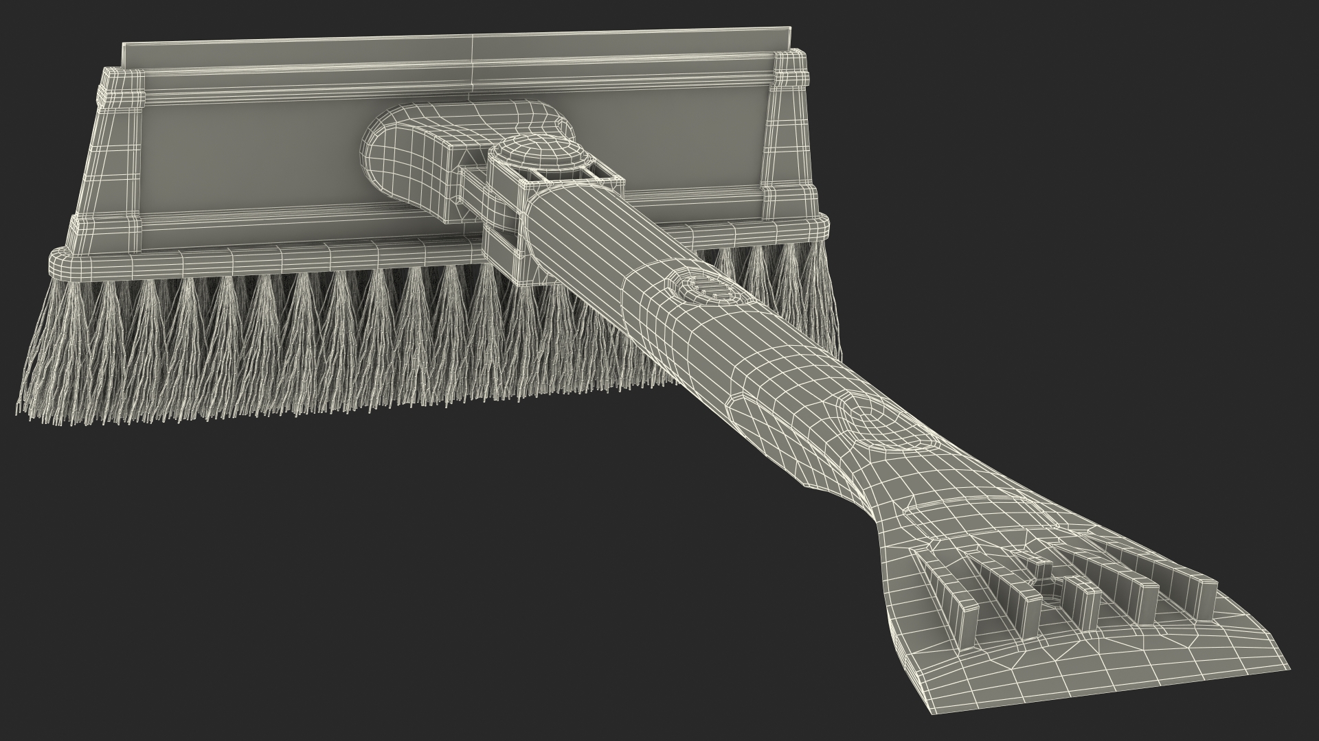 3D model Car Snow Brush and Ice Scraper
