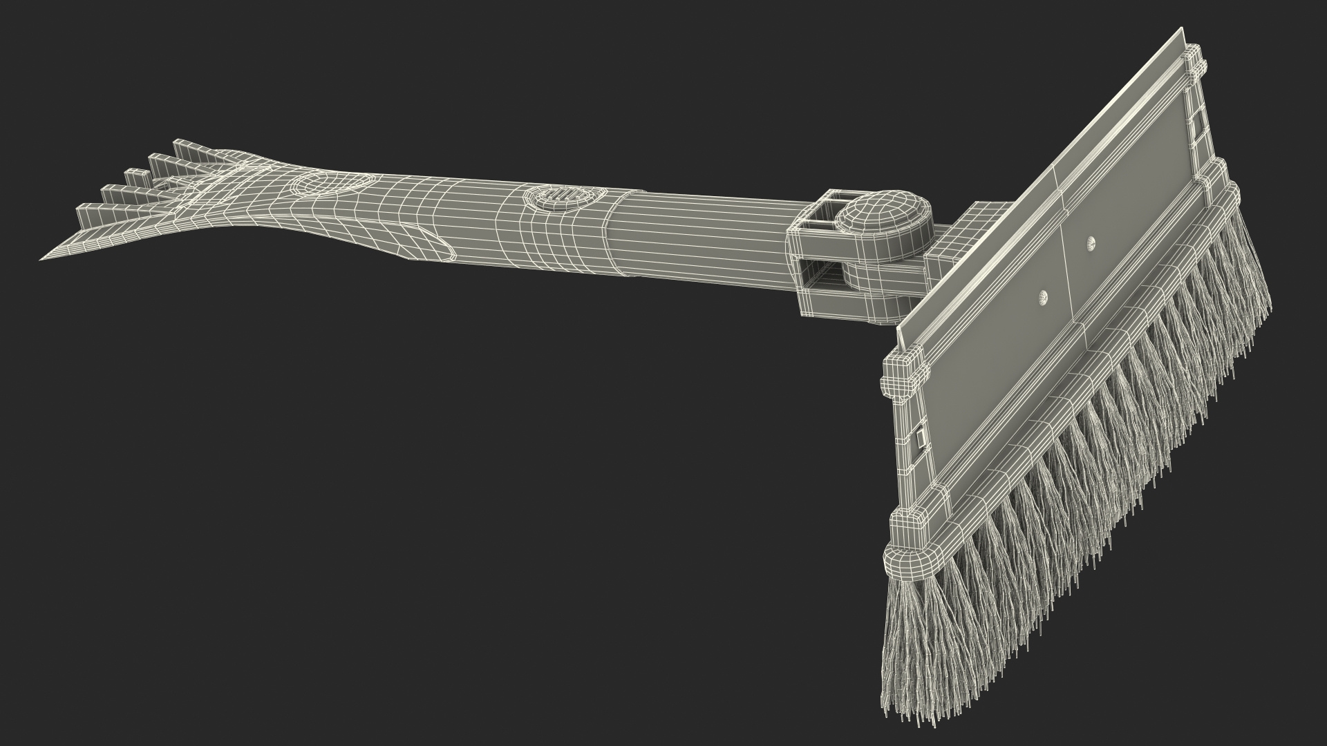 3D model Car Snow Brush and Ice Scraper