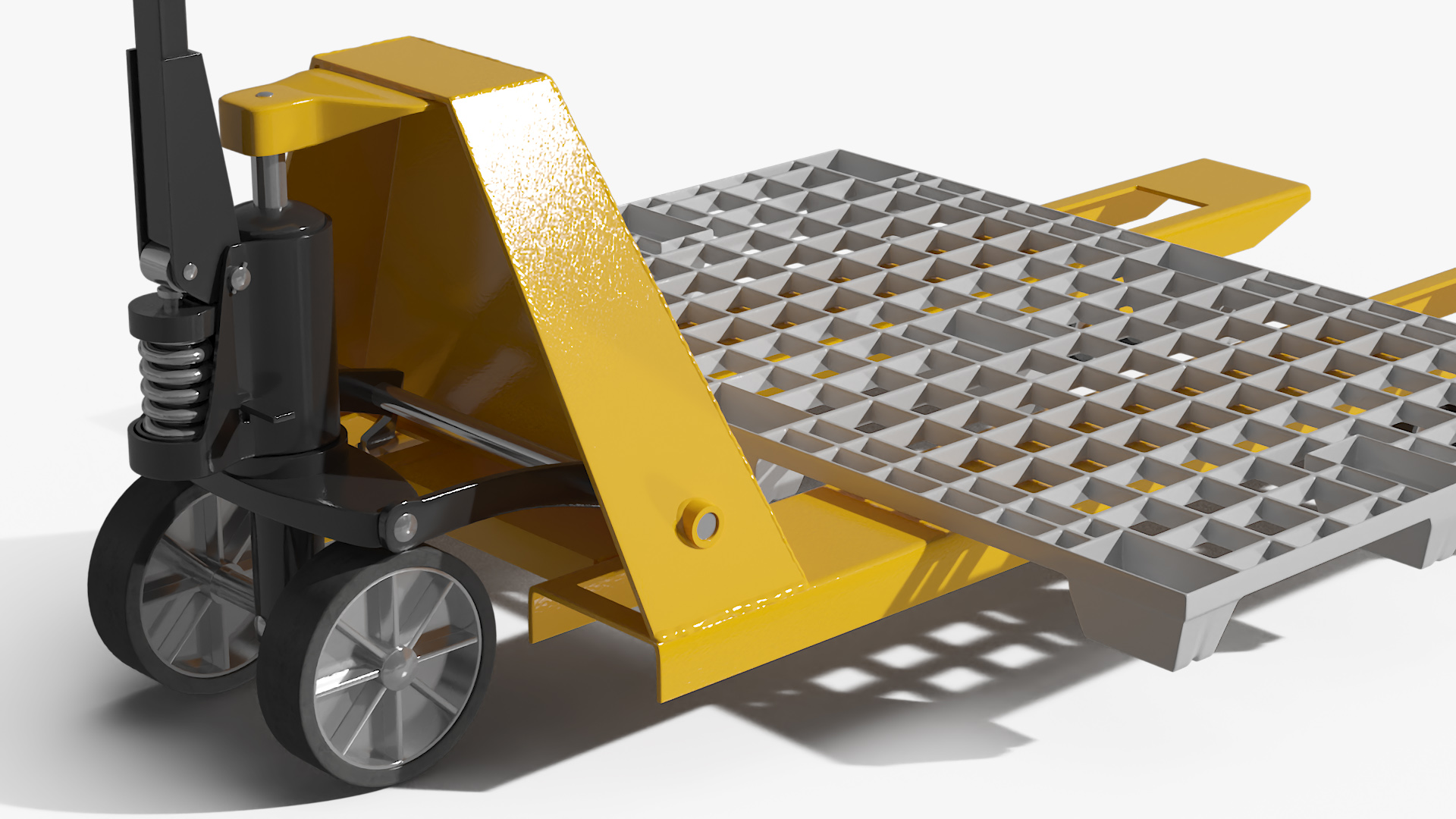 3D model Pallet Jack with Bulk Bag