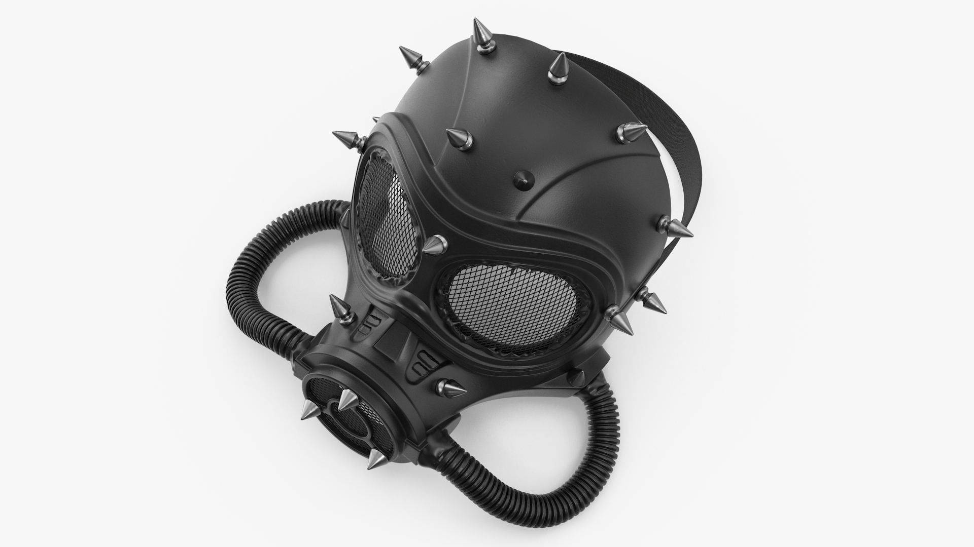 3D Steampunk Full Face Gas Mask model