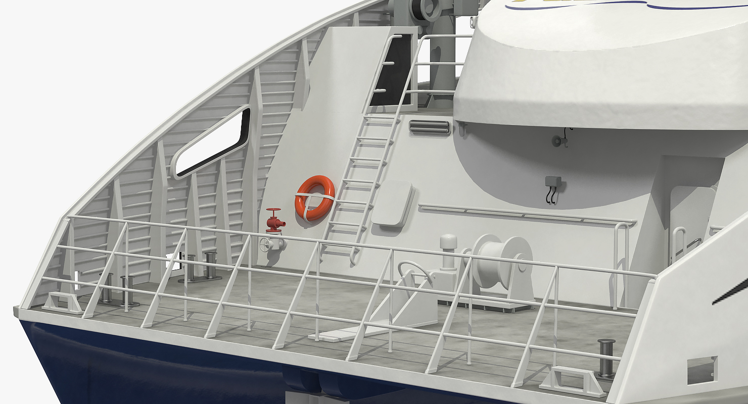 3D Ferry Fast RoPax 4512 Kriola model