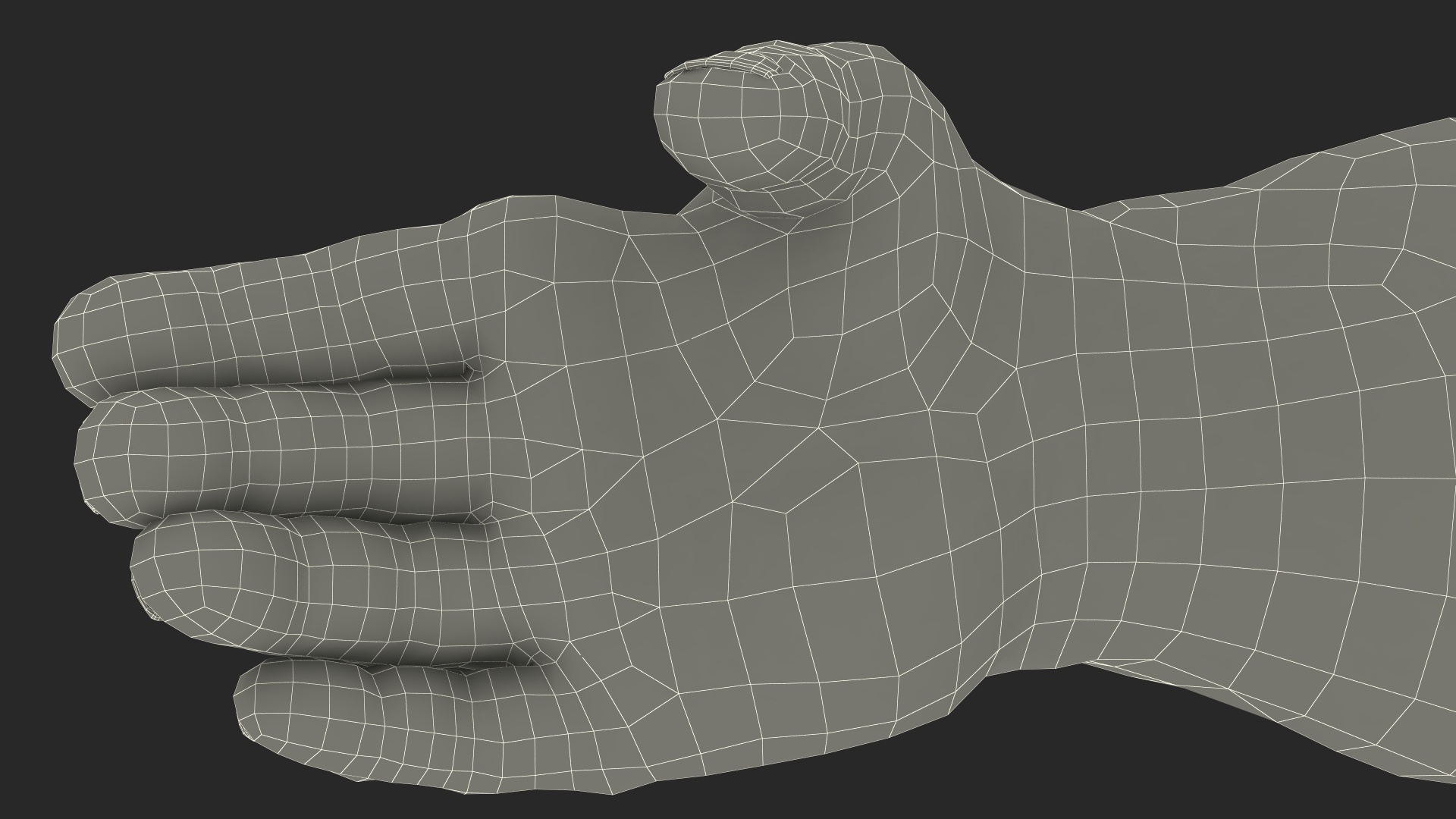 Handshake Hulk Hands Rigged 3D